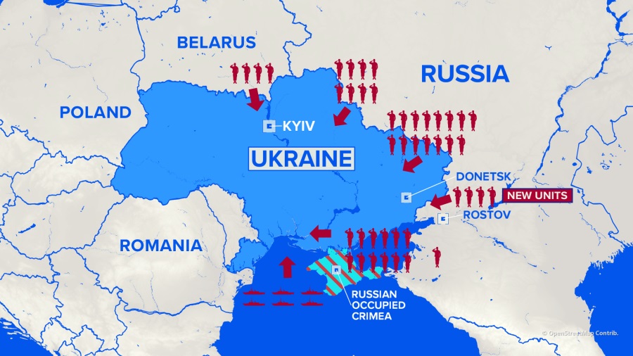 Η ρωσική εισβολή στην Ουκρανία αλλάζει το πρόγραμμα των καναλιών