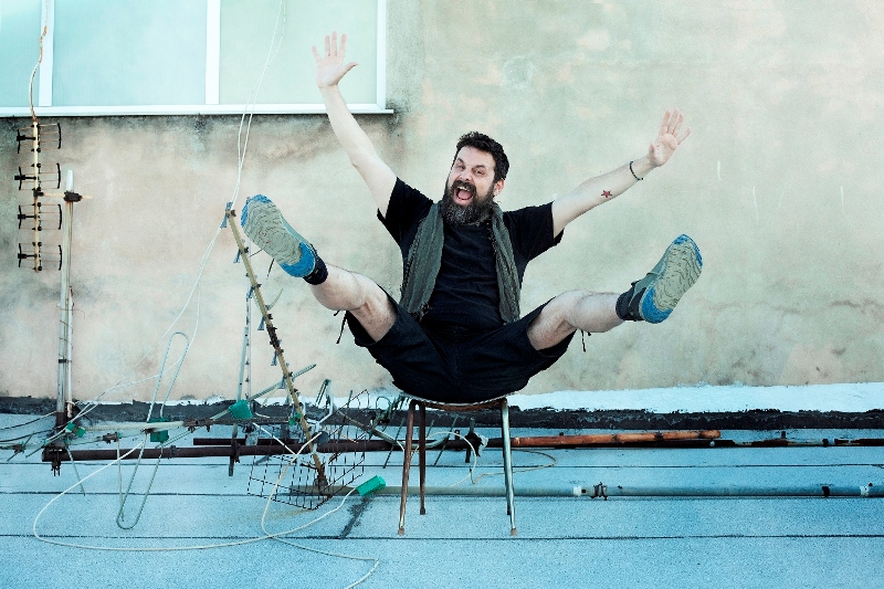 Ο Σπύρος Γραμμένος στην Τεχνόπολη 