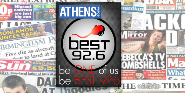 Ενδιαφέρον από «Athens Voice» για «Best 92.6»
