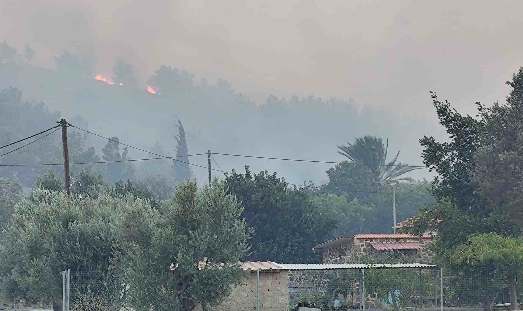 Το συγκλονιστικό χρονικό της φωτιάς στην Χίο από τον Γιάννη Μακριδάκη