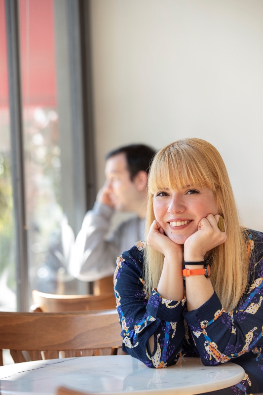 Η Joanna Drigo και ο Δημήτρης Μπαλογιάννης  στον Ορφέα 