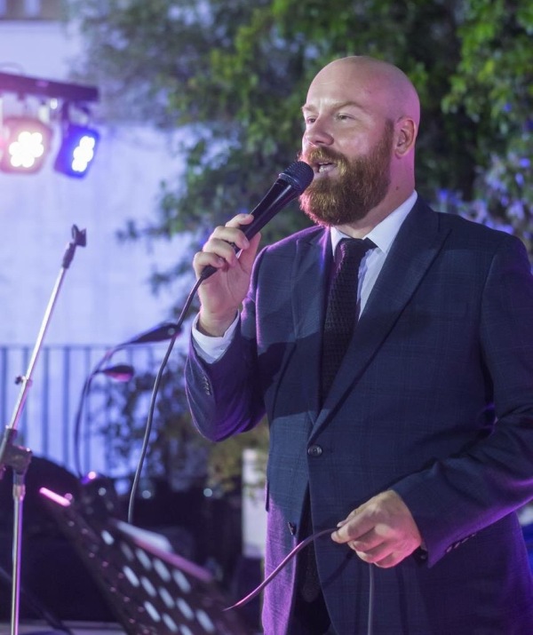 Ο Alexandros Affolter στο café του Νομισματικού Μουσείου