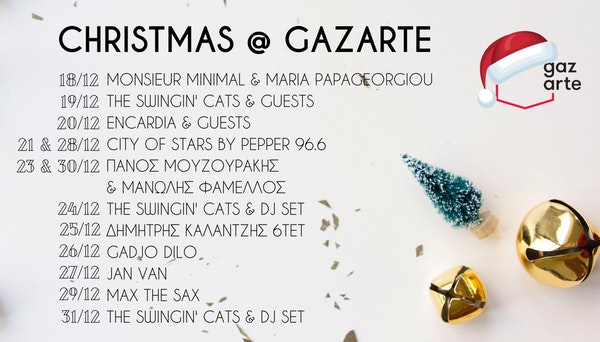 Χριστούγεννα και Πρωτοχρονιά στο Roof Stage του Gazarte