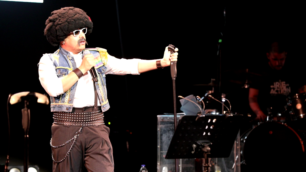 Ο Αποστόλης Μπαρπαγιάννης στην Ταράτσα του Λαμπέτη