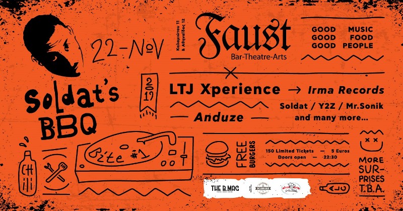 SOLDAT’S BBQ στο κέντρο της Αθήνας