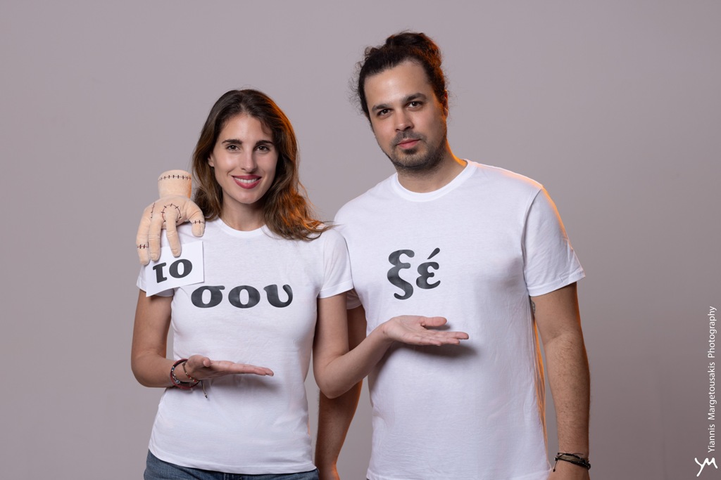 O Παντελής Κυραμαργιός στην ταράτσα του θεάτρου Λαμπέτη