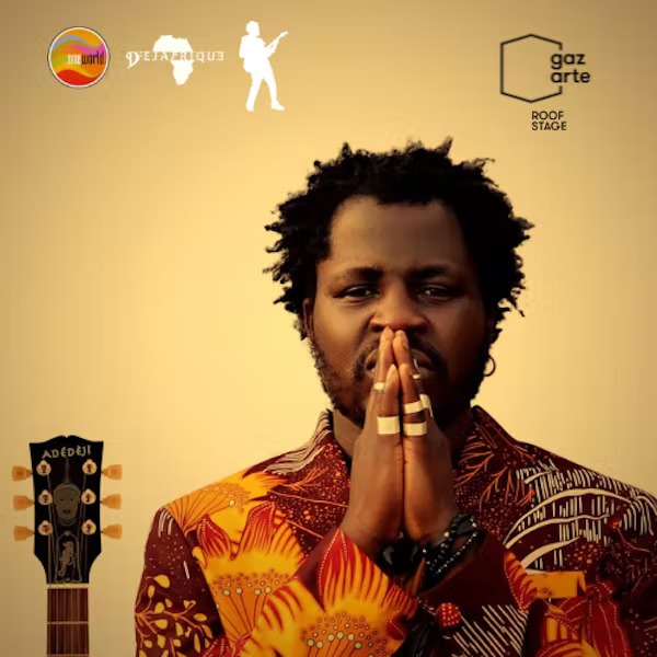 Ο Adedeji Adetayo στο roof stage του Gazarte