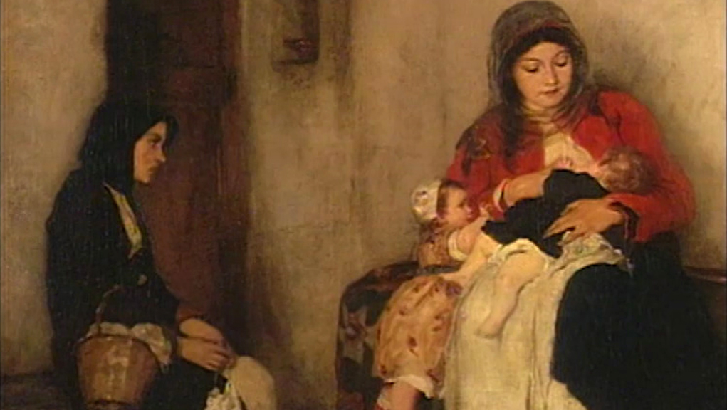 Η μητρότητα στη νεοελληνική τέχνη, στο αρχείο της ΕΡΤ