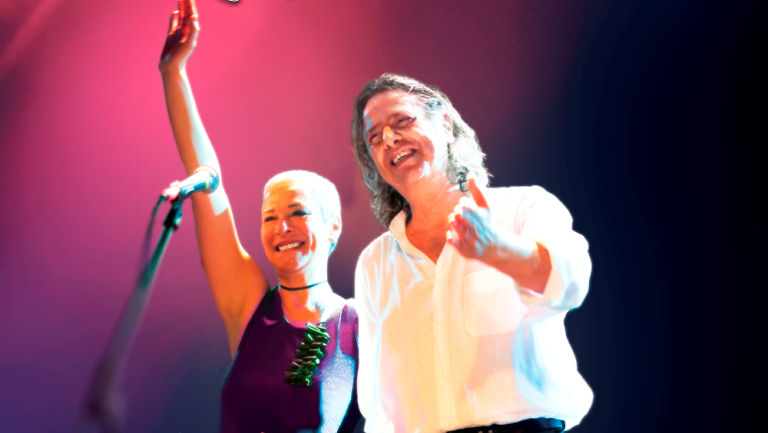 Ο Δημήτρης Ζερβουδάκης και η Μελίνα Κανά στο Σταυρό του Νότου