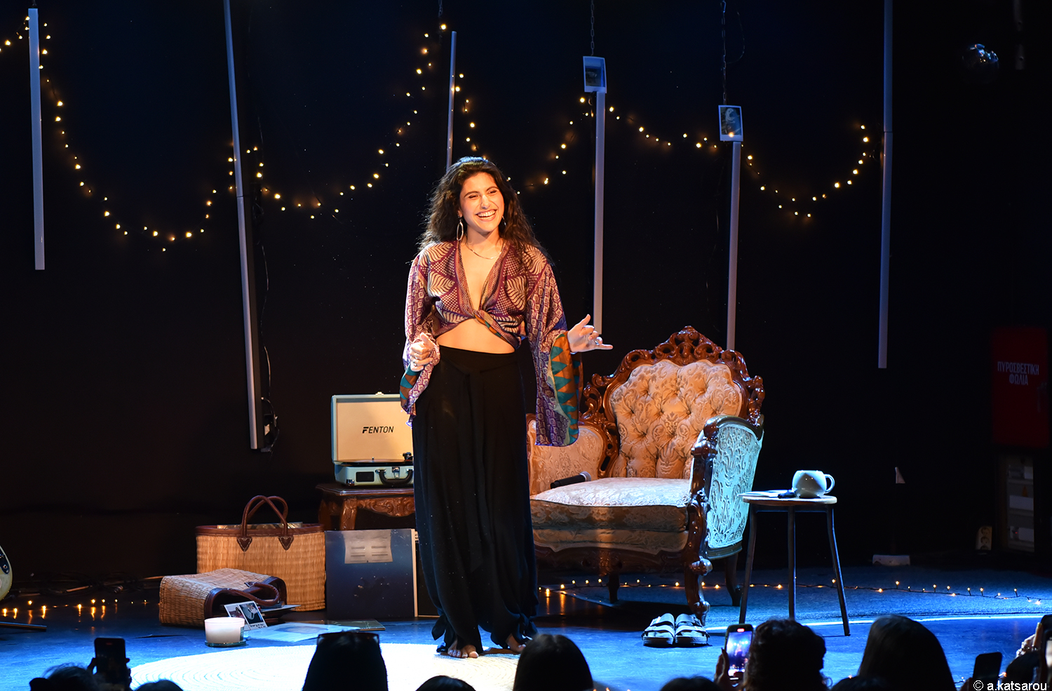 Στην ακρόαση του νέου άλμπουμ της Μαρίνας Σπανού στον Σταυρό του Νότου