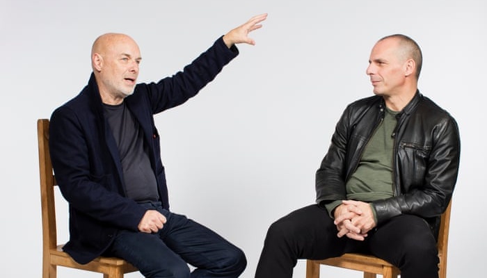 Απόλαυση να μιλάς με τον Γιάνη Βαρουφάκη για τον Brian Eno