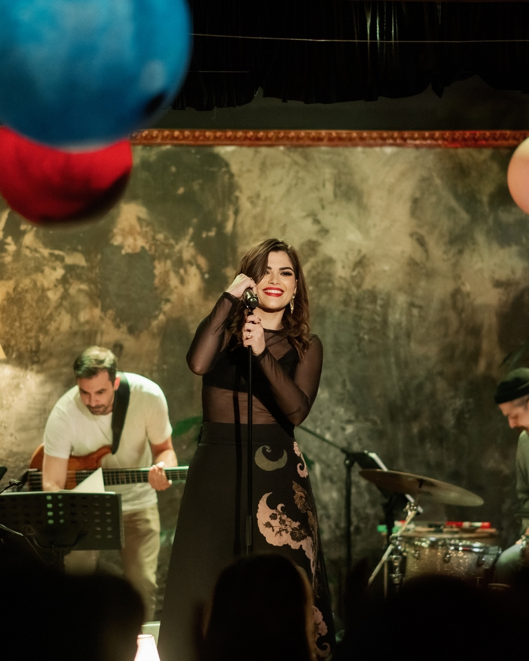  Η Μαρία Κουτσουρλή στη σκηνή του FAUST