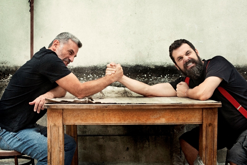 Ο Σπύρος Γραμμένος και ο Κωνσταντίνος Πουλής στον Ορφέα