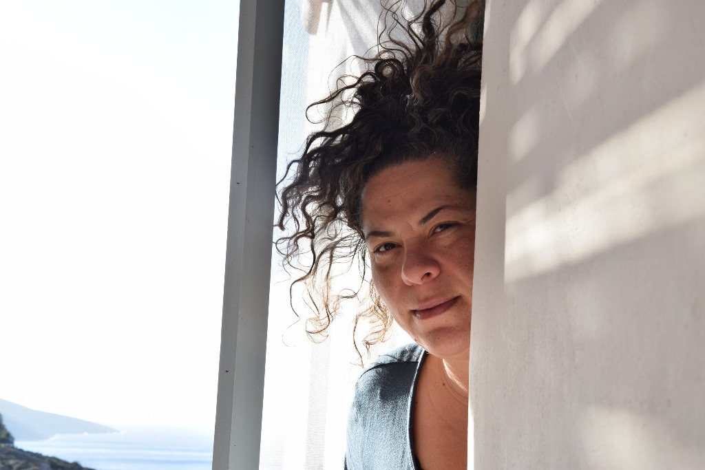 Η Ματούλα Ζαμάνη στην Τεχνόπολη