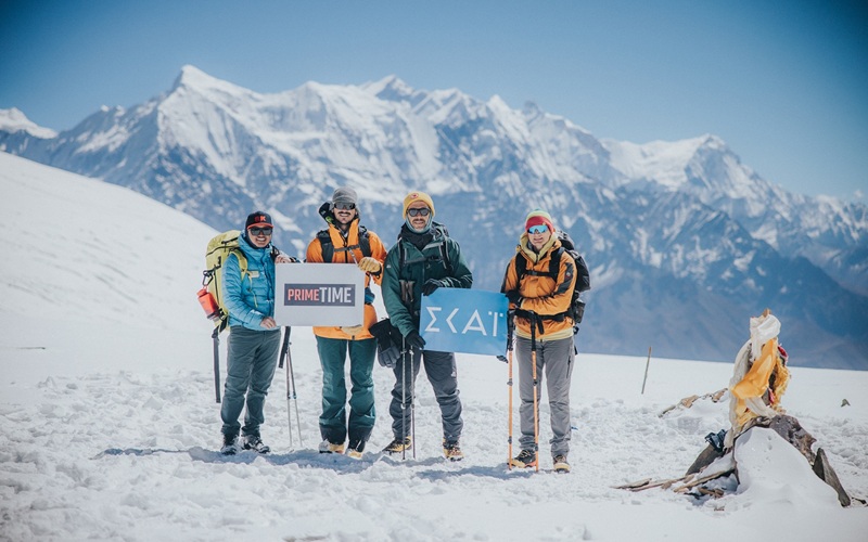 Το «Prime Time» και ο Σταύρος Ιωαννίδης σε μια από τις κορυφές των Ιμαλαΐων