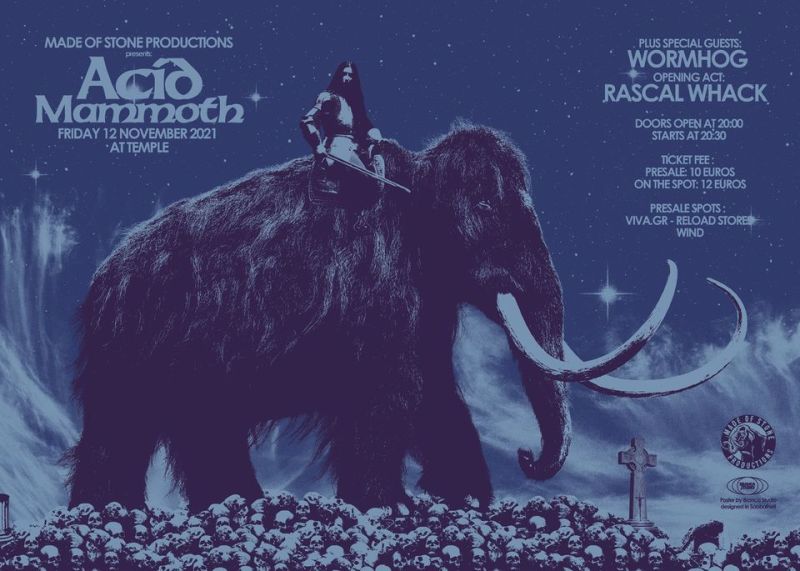 Acid Mammoth, Wormhog και Rascal Whack στο Temple