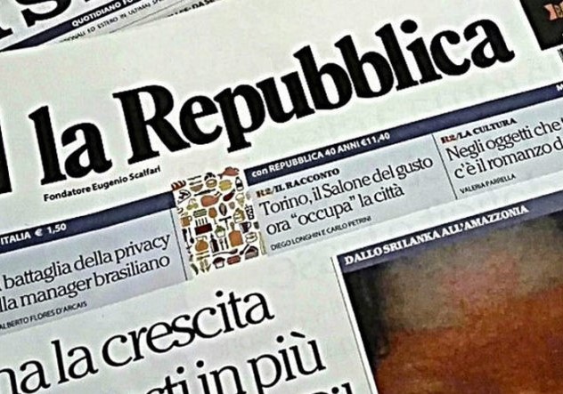 Ο ΑΝΤ1 απέκτησε την ιστορική Ιταλική εφημερίδα  La Repubblica