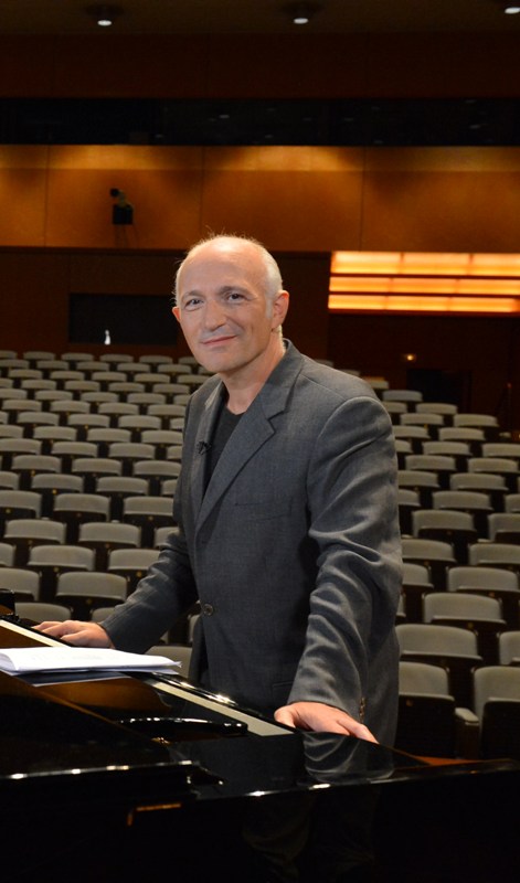 Oι πιανίστες Χρίστος Παπαγεωργίου και Αναστάσιος Παππάς, στο Μέγαρο Μουσικής