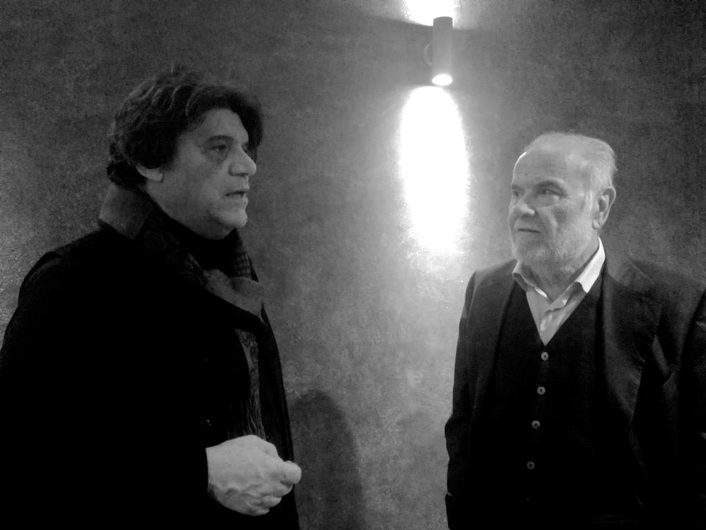 Ο Νίκος Ξυδάκης και ο Μιχάλης Γκανάς στο Μέγαρο Μουσικής