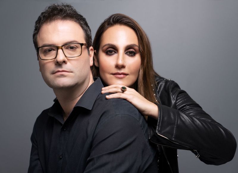 Η Αναστασία Έδεν και ο Άρης Βλάχος στην Σφίγγα