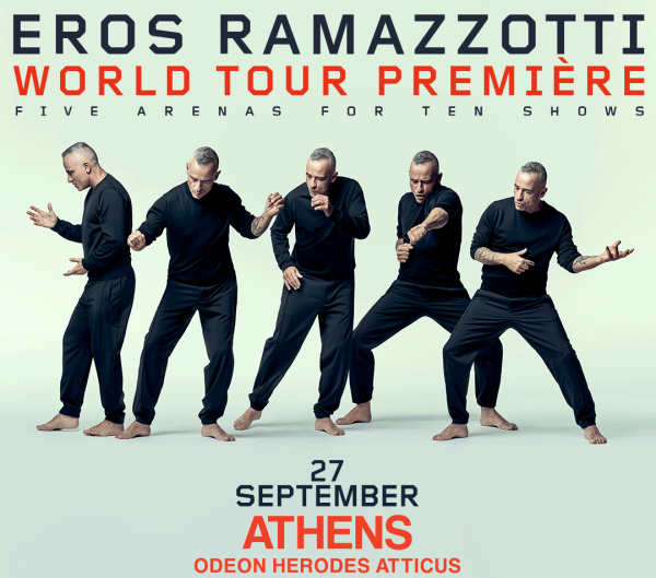 Ο Eros Ramazzotti στο Ηρώδειο 