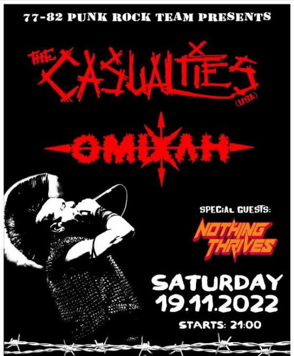 Οι CASUALTIES στο AN CLUB