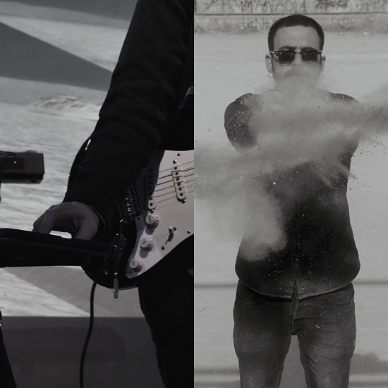 O Logout και ο Transparent Man στην Ταράτσα του Gazarte