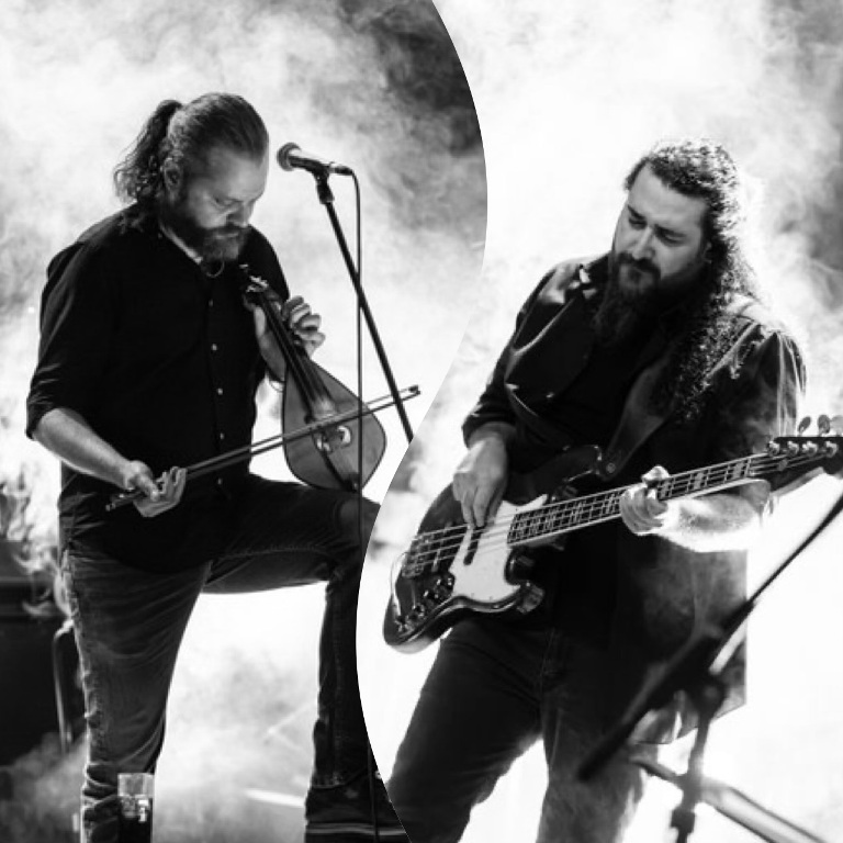 Ο Γιώργος Νικηφόρου Ζερβάκης και ο Βύρων Τσουράπης στο Σταυρό του Νότου Club