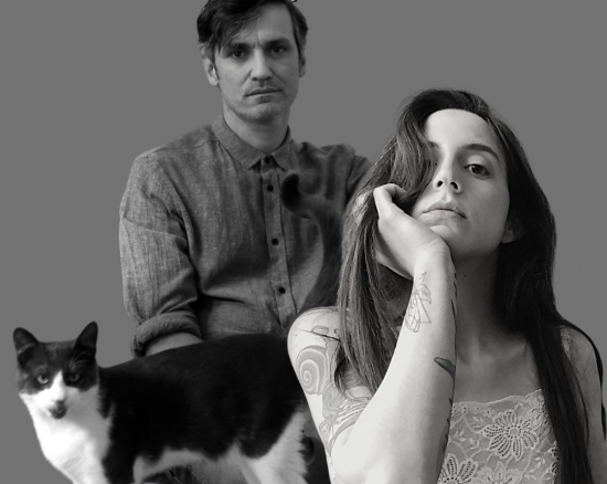 Φώτης Σιώτας και Sophie Lies στην ταράτσα του Gazarte