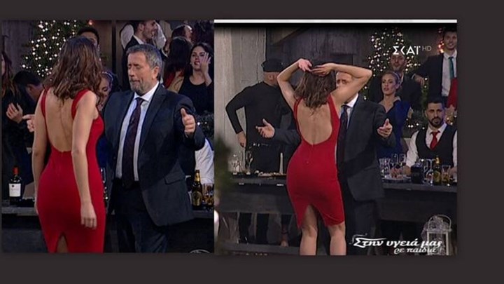 Η Κατερίνα Λιόλιου δεν εντυπωσίασε μόνο με την φωνή της, αλλά και με το υπέροχο κόκκινο φόρεμά της και το τσιφτετέλι της