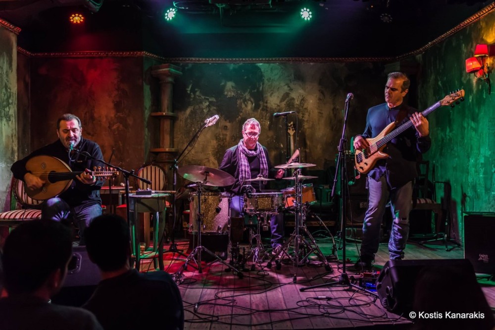 Haig Yazdjian, Γιώτης Κιουρτσόγλου και Βαγγέλης Καρίπης στο Jazzét Music Hall