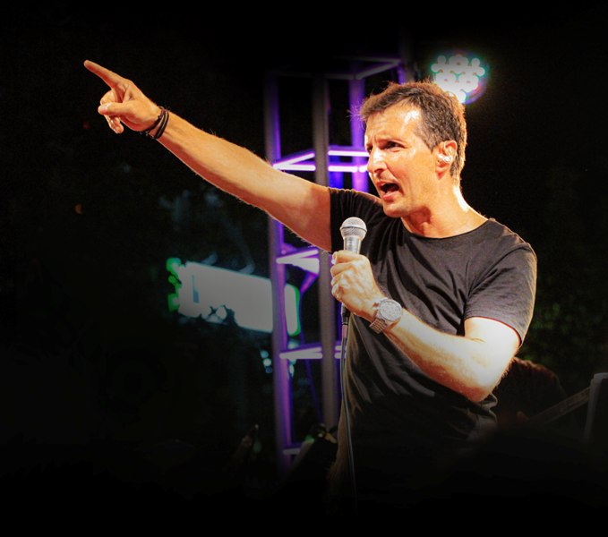 Ο Δημήτρης Μπάσης στο City Garden Festival