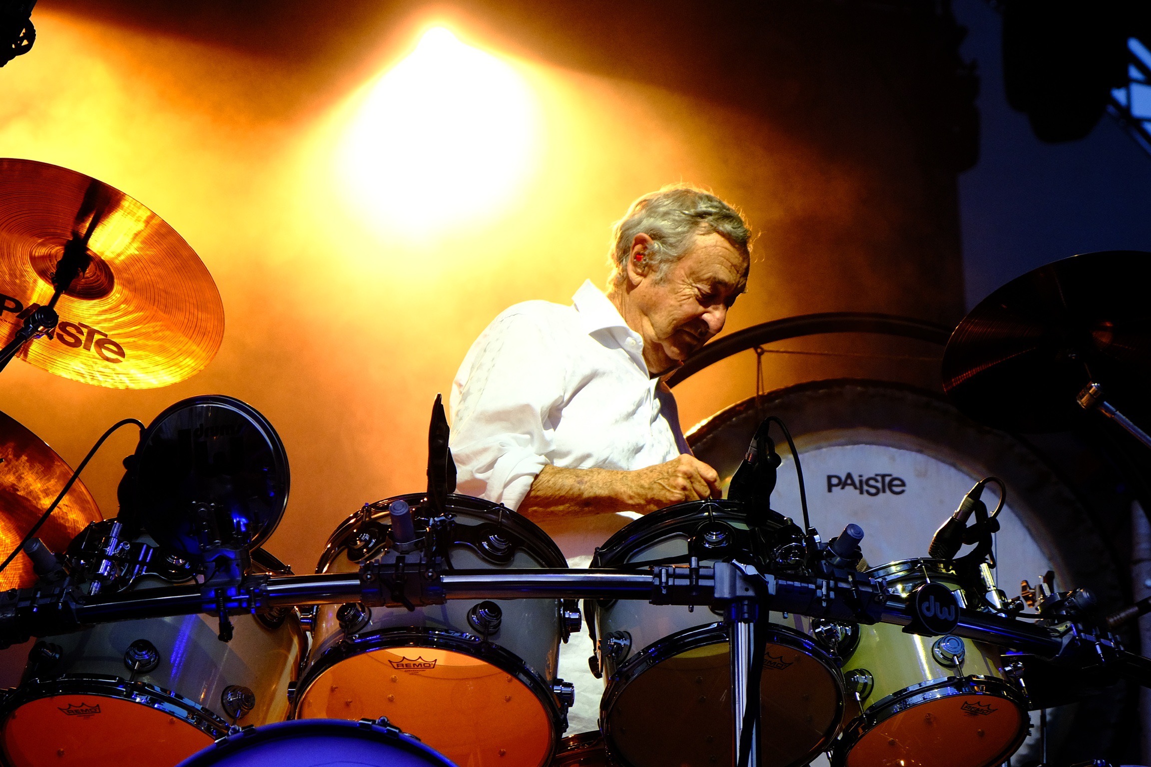 Συγκίνηση με τον Nick Mason στην Τεχνόπολη