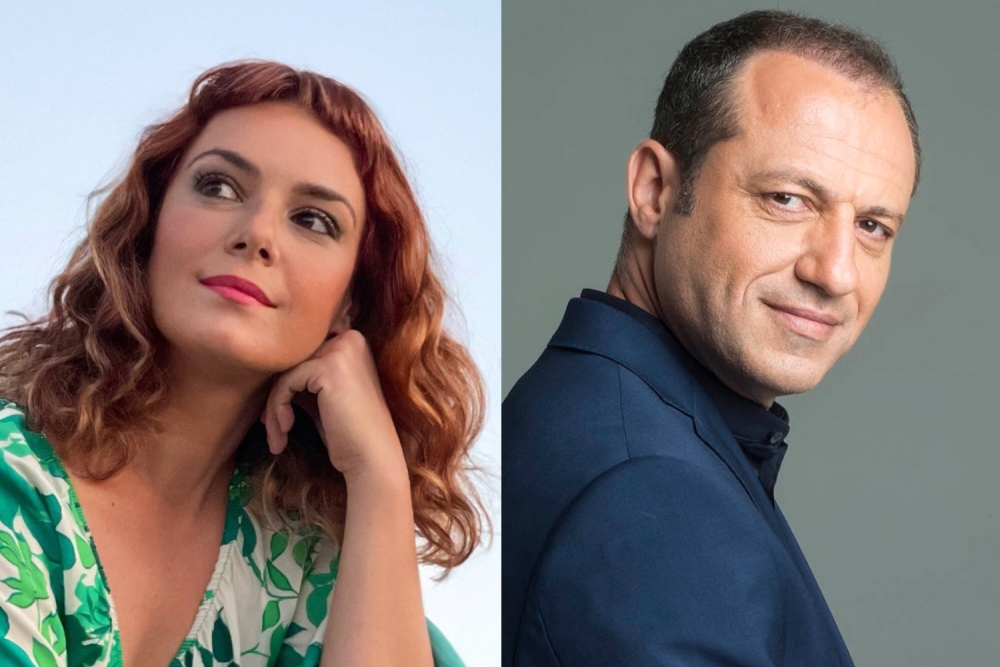 Ο Κώστας Τριανταφυλλίδης και η Ανδριάνα Μπάμπαλη στο Ολύμπια