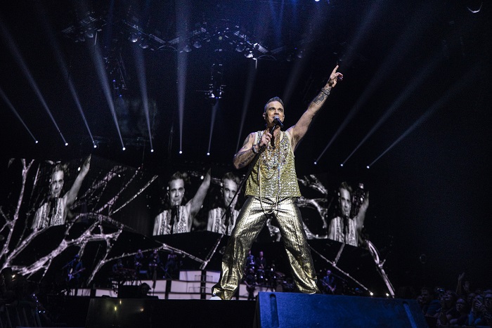 Ο Robbie Williams στο Rockwave Festival