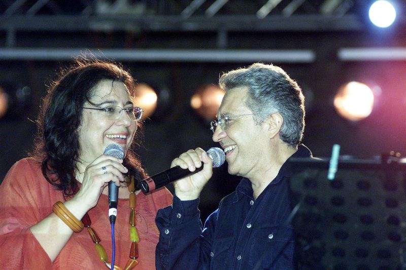 Η Μαρία Φαραντούρη και ο Ζυλφύ Λιβανελί στο Ηρώδειο