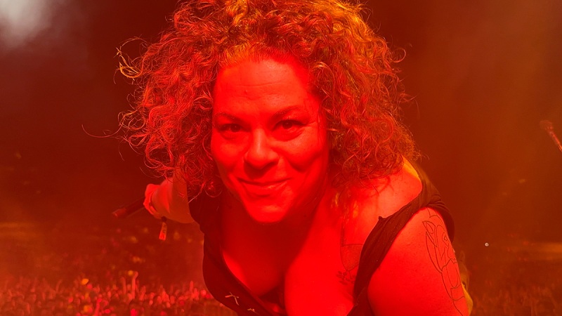 Η Ματούλα Ζαμάνη στην Τεχνόπολη