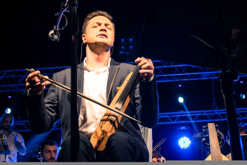 Ο Ματθαίος Τσαχουρίδης στο City Garden Festival