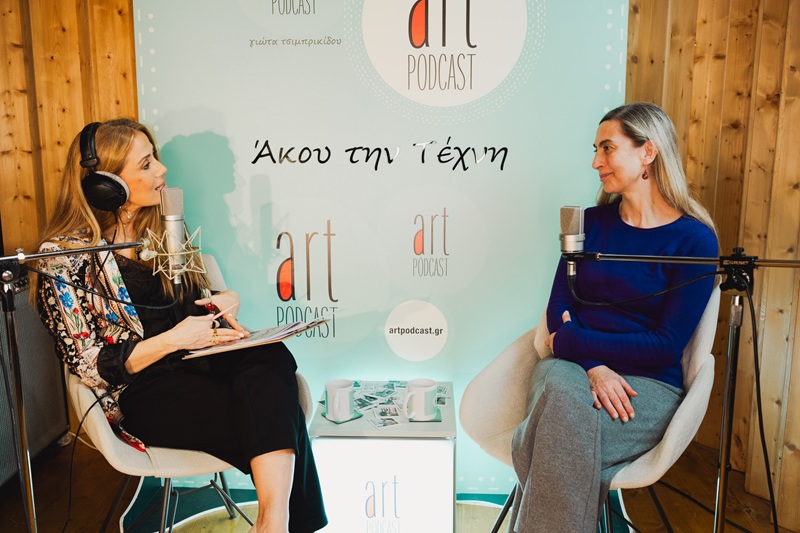 Η Βίκυ Βολιώτη καλεσμένη στο 187ο «Art Podcast»