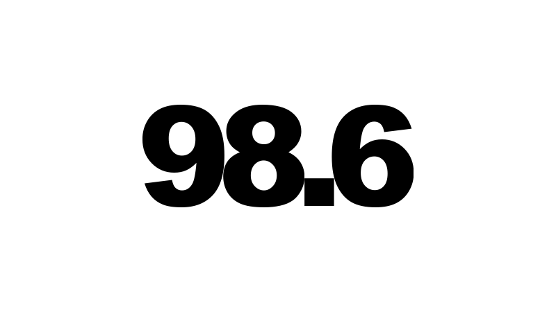 98.6 FM